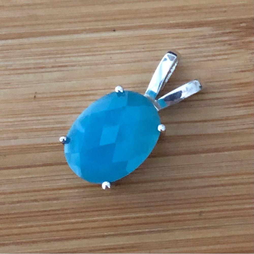 $64  Designer Estate Pendant   Sterling Silver 925  Designer's Mark China - Picture 4 of 5